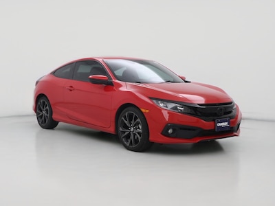 Red 2019 Honda Civic Sport