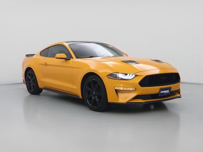 Orange 2019 Ford Mustang Ecoboost