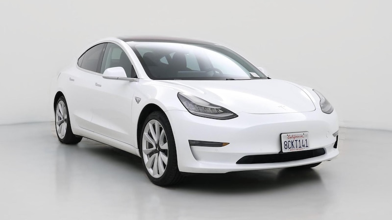 2018 Tesla Model 3 Long Range Hero Image