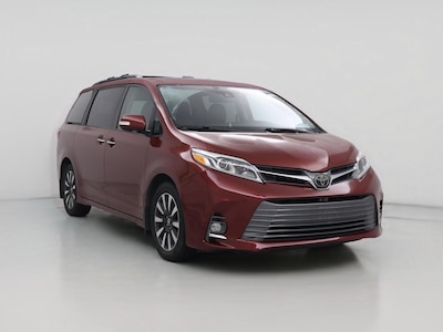 Red 2018 Toyota Sienna Limited