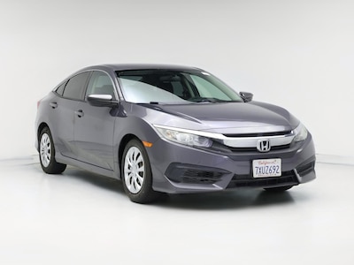 Gray 2016 Honda Civic LX