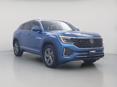 Blue 2024 Volkswagen Atlas Cross Sport SEL R-Line
