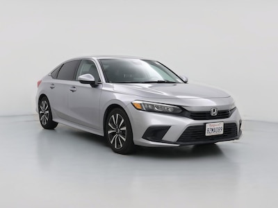 Gray 2022 Honda Civic EX