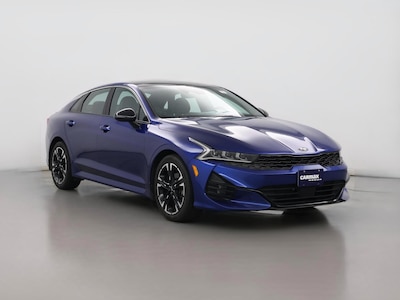 Blue 2021 Kia K5 GT-Line