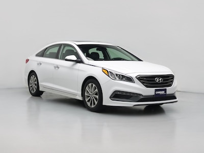 White 2017 Hyundai Sonata Sport