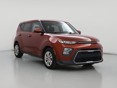 Orange 2021 Kia Soul LX
