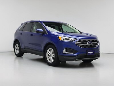 Blue 2020 Ford Edge SEL
