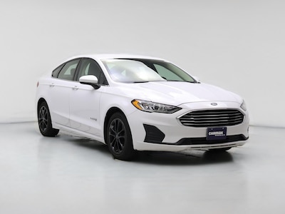 White 2019 Ford Fusion Hybrid SE