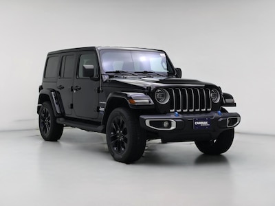 Black 2022 Jeep Wrangler 4XE PHEV Unlimited Sahara