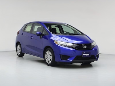 Blue 2017 Honda Fit LX