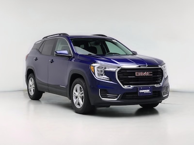 Blue 2022 GMC Terrain SLE