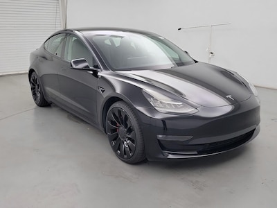 Black 2021 Tesla Model 3 Performance