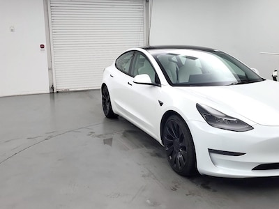 White 2023 Tesla Model 3 Performance