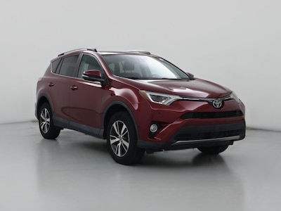 Red 2018 Toyota RAV4 XLE