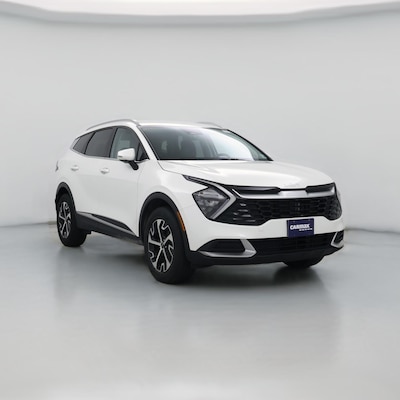 White 2023 Kia Sportage Hybrid EX