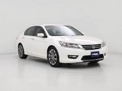 White 2015 Honda Accord Sport