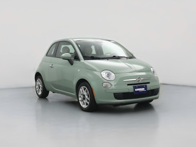 Green 2015 Fiat 500 Pop