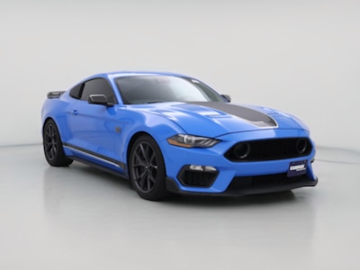 Blue 2023 Ford Mustang Mach 1