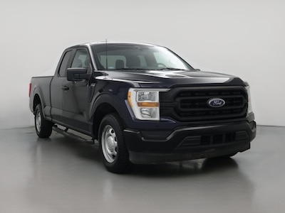 Blue 2021 Ford F150 XL
