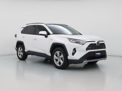 White 2019 Toyota RAV4 Hybrid Limited