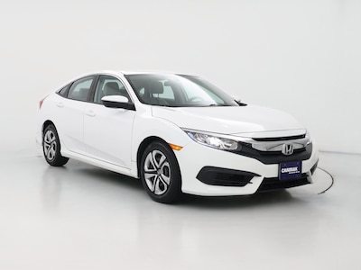White 2018 Honda Civic LX