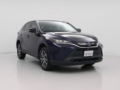 Blue 2021 Toyota Venza Hybrid LE