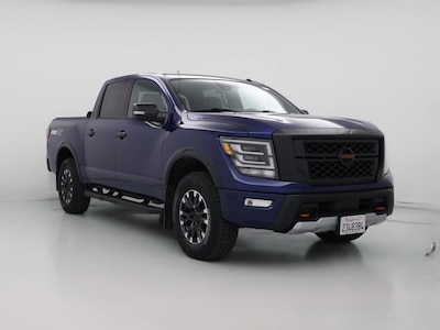Blue 2021 Nissan Titan PRO-4X