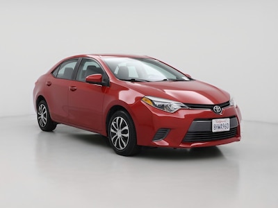 Red 2015 Toyota Corolla LE