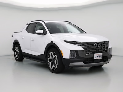 White 2022 Hyundai Santa Cruz Limited