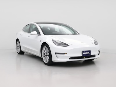White 2019 Tesla Model 3 Long Range