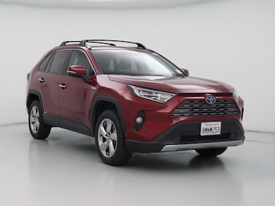 Red 2019 Toyota RAV4 Hybrid Limited