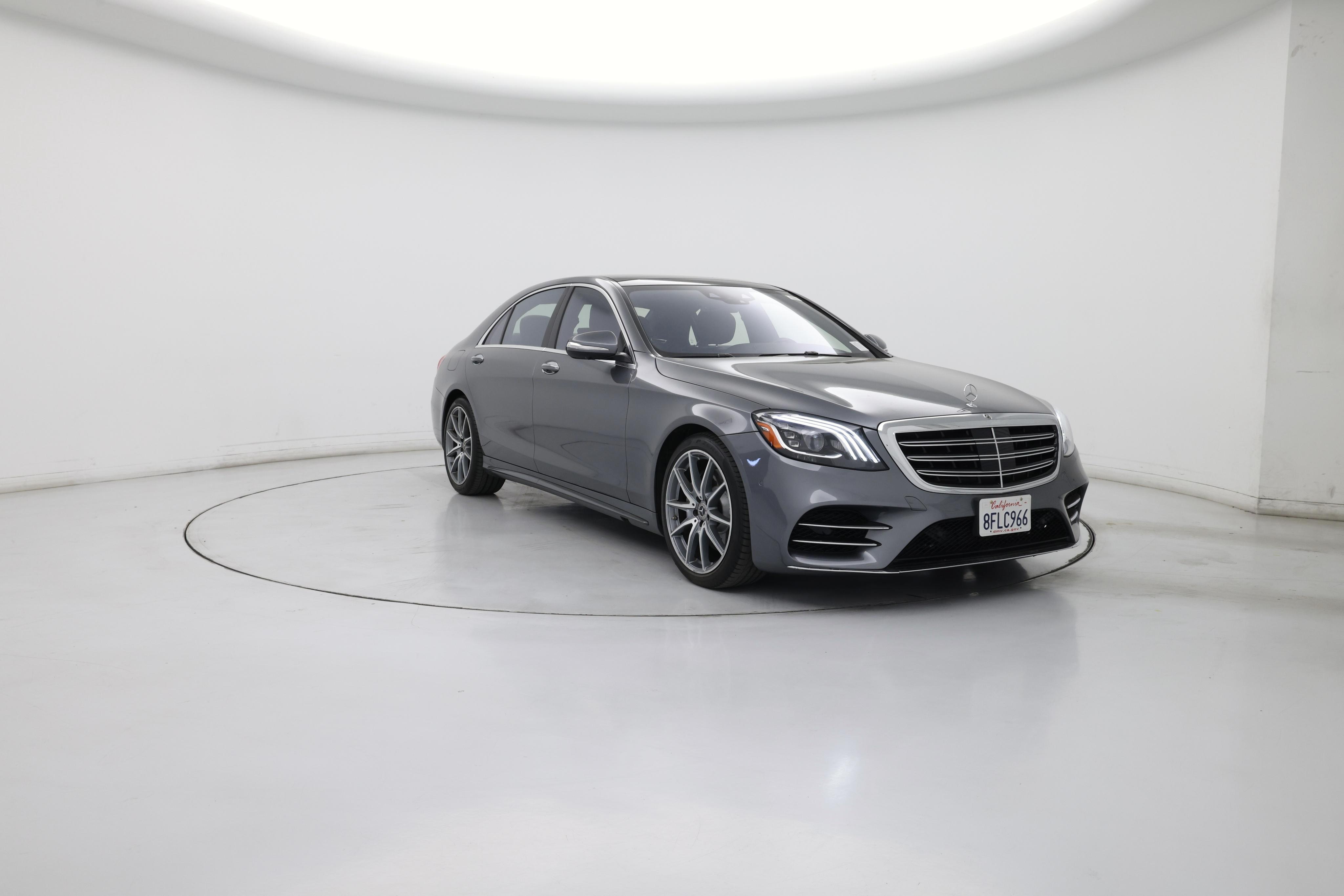 Gray 2018 Mercedes-Benz S-Class Sedan Rear-Wheel Drive Automatic