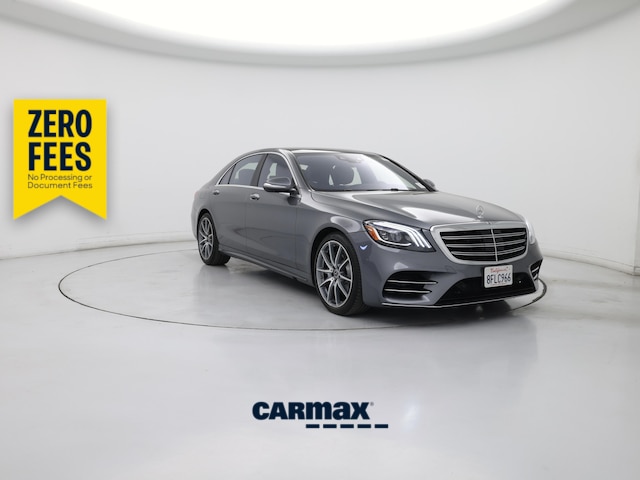 Gray 2018 Mercedes-Benz S-Class Sedan Rear-Wheel Drive Automatic