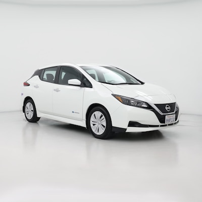 White 2019 Nissan Leaf S