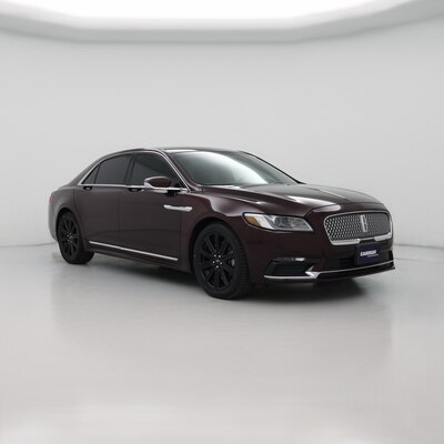 Red 2017 Lincoln Continental Reserve