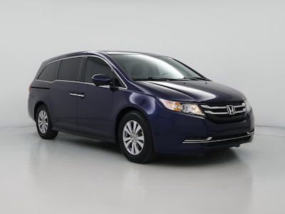 Blue 2015 Honda Odyssey EX-L