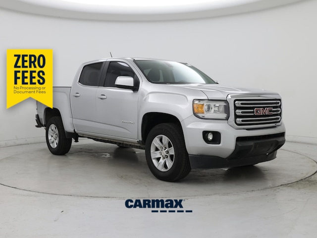 Silver 2015 GMC Canyon SLE Crew Cab Pickup Truck 4X2 Automatic