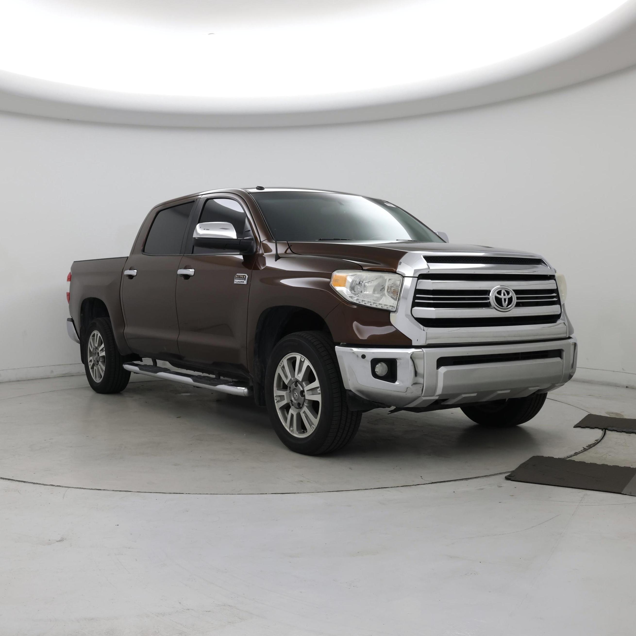 Red (Burgundy) 2015 Toyota Tundra Pickup Truck Four-Wheel Drive Automatic