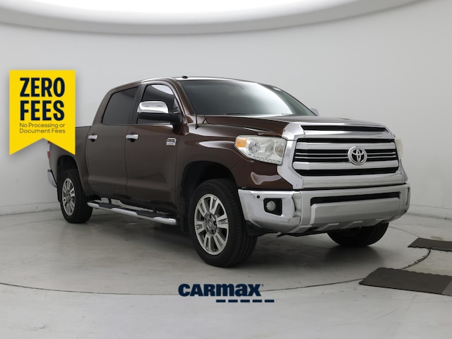 Red (Burgundy) 2015 Toyota Tundra Pickup Truck Four-Wheel Drive Automatic