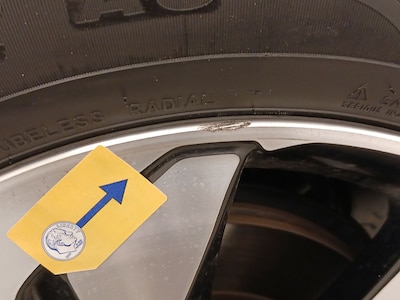 Wheel Driver Side Cosmetic Imperfection
