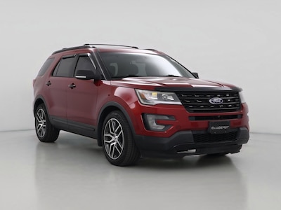Red 2017 Ford Explorer Sport