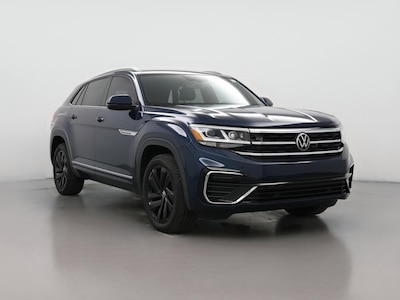 Blue 2021 Volkswagen Atlas Cross Sport SE R-Line