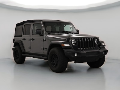 Gray 2022 Jeep Wrangler Unlimited Sport S