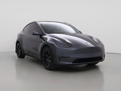 Gray 2022 Tesla Model Y Long Range