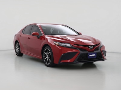 Red 2021 Toyota Camry SE