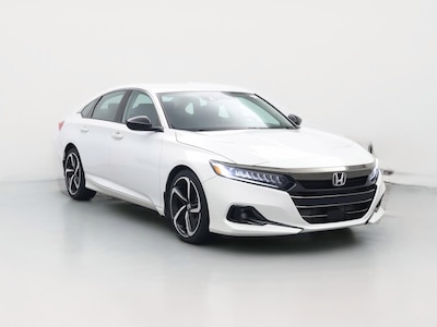 White 2022 Honda Accord Sport SE