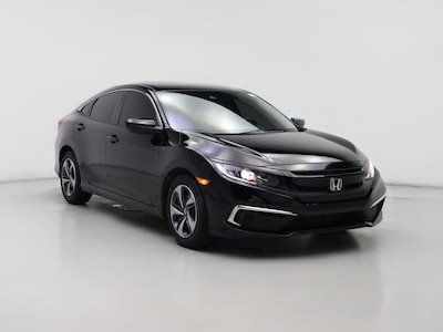 Black 2021 Honda Civic LX