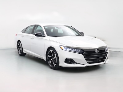 White 2022 Honda Accord Sport
