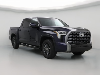 Blue 2023 Toyota Tundra Platinum