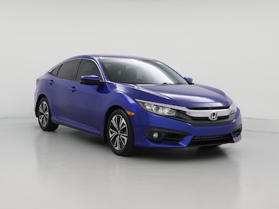 Blue 2018 Honda Civic EX-L